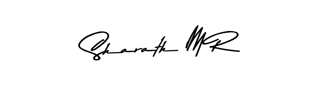 How to make Sharath M R name signature. Use Asem Kandis PERSONAL USE style for creating short signs online. This is the latest handwritten sign. Sharath M R signature style 9 images and pictures png