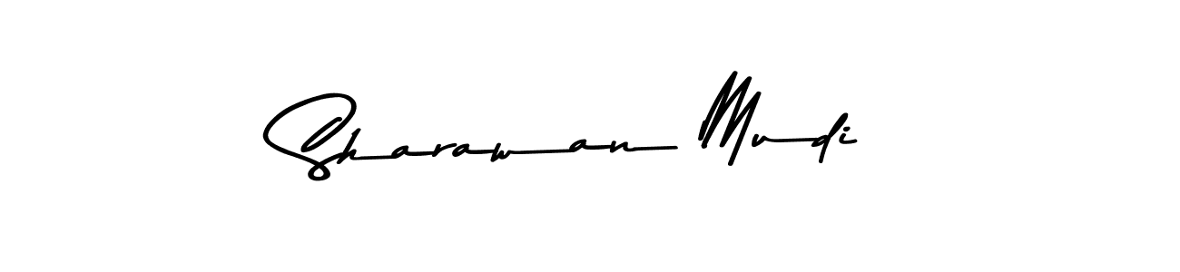Create a beautiful signature design for name Sharawan Mudi. With this signature (Asem Kandis PERSONAL USE) fonts, you can make a handwritten signature for free. Sharawan Mudi signature style 9 images and pictures png
