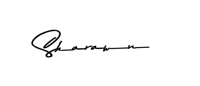 Use a signature maker to create a handwritten signature online. With this signature software, you can design (Asem Kandis PERSONAL USE) your own signature for name Sharawn. Sharawn signature style 9 images and pictures png