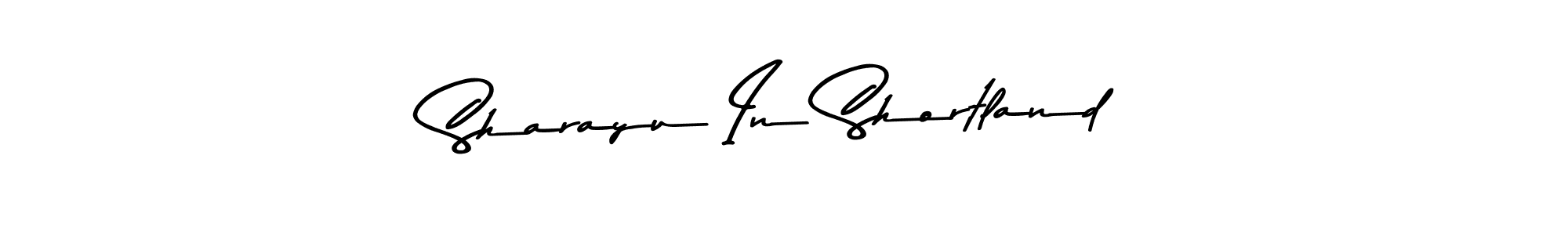 Asem Kandis PERSONAL USE is a professional signature style that is perfect for those who want to add a touch of class to their signature. It is also a great choice for those who want to make their signature more unique. Get Sharayu In Shortland name to fancy signature for free. Sharayu In Shortland signature style 9 images and pictures png