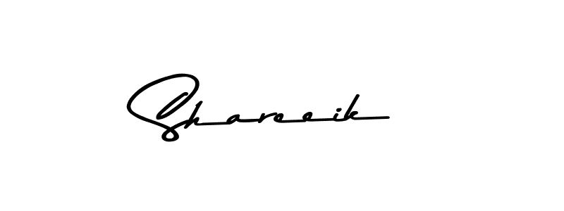 How to make Shareeik signature? Asem Kandis PERSONAL USE is a professional autograph style. Create handwritten signature for Shareeik name. Shareeik signature style 9 images and pictures png