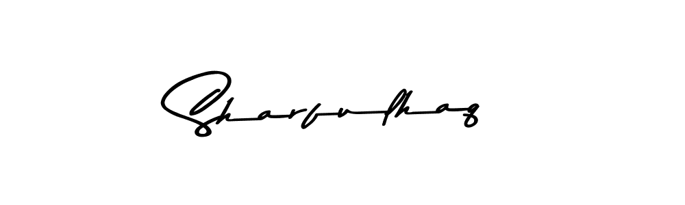 Sharfulhaq stylish signature style. Best Handwritten Sign (Asem Kandis PERSONAL USE) for my name. Handwritten Signature Collection Ideas for my name Sharfulhaq. Sharfulhaq signature style 9 images and pictures png