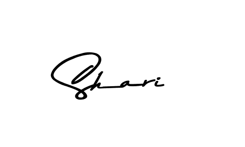 Design your own signature with our free online signature maker. With this signature software, you can create a handwritten (Asem Kandis PERSONAL USE) signature for name Shari. Shari signature style 9 images and pictures png
