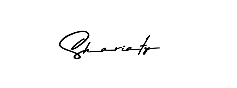 Make a beautiful signature design for name Shariaty. With this signature (Asem Kandis PERSONAL USE) style, you can create a handwritten signature for free. Shariaty signature style 9 images and pictures png