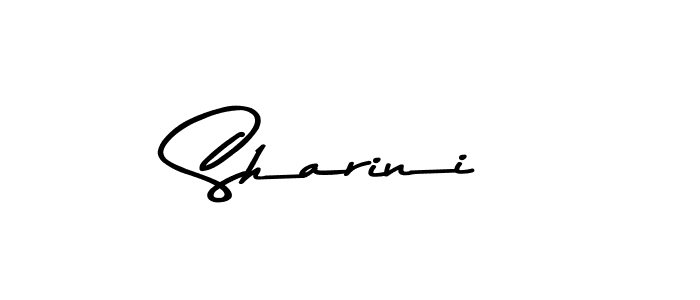 How to make Sharini name signature. Use Asem Kandis PERSONAL USE style for creating short signs online. This is the latest handwritten sign. Sharini signature style 9 images and pictures png