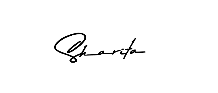 Create a beautiful signature design for name Sharita. With this signature (Asem Kandis PERSONAL USE) fonts, you can make a handwritten signature for free. Sharita signature style 9 images and pictures png