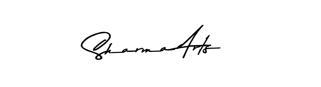 The best way (Asem Kandis PERSONAL USE) to make a short signature is to pick only two or three words in your name. The name Sharma Arts include a total of six letters. For converting this name. Sharma Arts signature style 9 images and pictures png