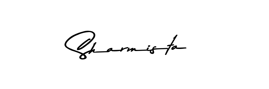 Also You can easily find your signature by using the search form. We will create Sharmista name handwritten signature images for you free of cost using Asem Kandis PERSONAL USE sign style. Sharmista signature style 9 images and pictures png