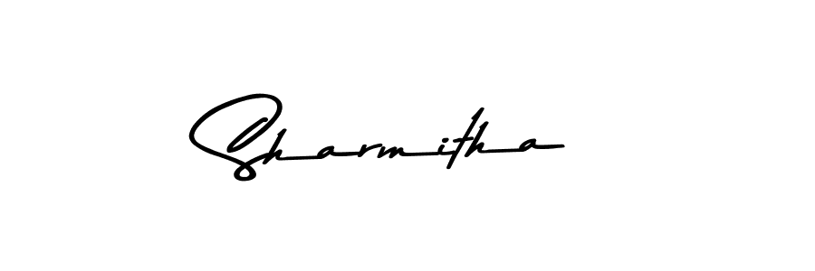 Design your own signature with our free online signature maker. With this signature software, you can create a handwritten (Asem Kandis PERSONAL USE) signature for name Sharmitha. Sharmitha signature style 9 images and pictures png