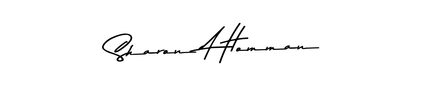 Asem Kandis PERSONAL USE is a professional signature style that is perfect for those who want to add a touch of class to their signature. It is also a great choice for those who want to make their signature more unique. Get Sharon A Homman name to fancy signature for free. Sharon A Homman signature style 9 images and pictures png