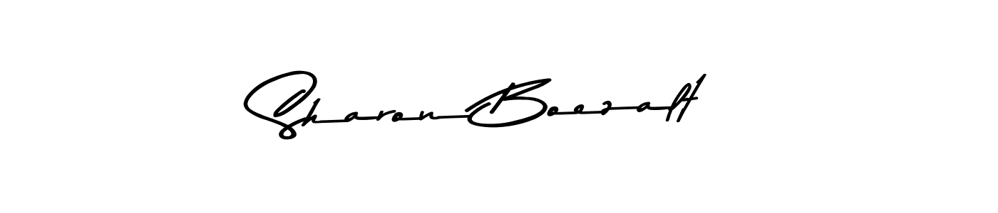 Sharon Boezalt stylish signature style. Best Handwritten Sign (Asem Kandis PERSONAL USE) for my name. Handwritten Signature Collection Ideas for my name Sharon Boezalt. Sharon Boezalt signature style 9 images and pictures png