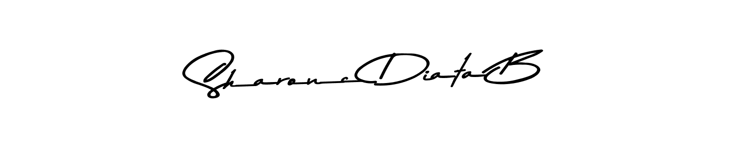Also we have Sharonc Diata B name is the best signature style. Create professional handwritten signature collection using Asem Kandis PERSONAL USE autograph style. Sharonc Diata B signature style 9 images and pictures png