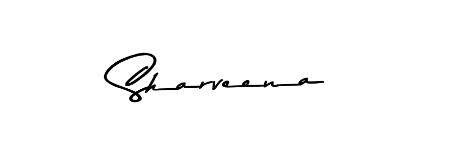 Sharveena stylish signature style. Best Handwritten Sign (Asem Kandis PERSONAL USE) for my name. Handwritten Signature Collection Ideas for my name Sharveena. Sharveena signature style 9 images and pictures png