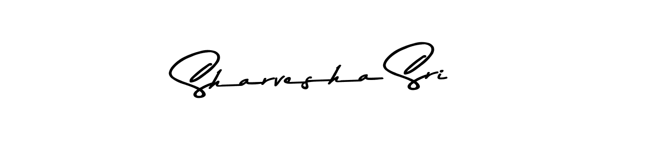 Use a signature maker to create a handwritten signature online. With this signature software, you can design (Asem Kandis PERSONAL USE) your own signature for name Sharvesha Sri. Sharvesha Sri signature style 9 images and pictures png