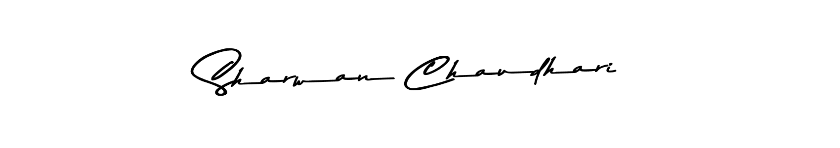 Make a beautiful signature design for name Sharwan Chaudhari. With this signature (Asem Kandis PERSONAL USE) style, you can create a handwritten signature for free. Sharwan Chaudhari signature style 9 images and pictures png
