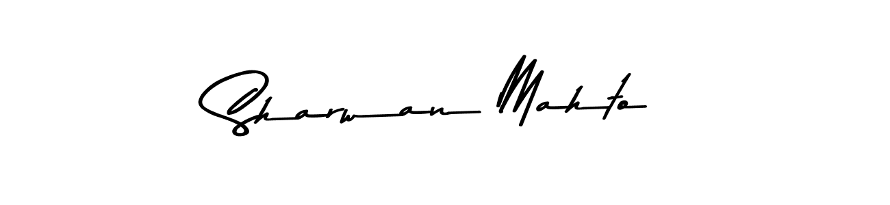 You should practise on your own different ways (Asem Kandis PERSONAL USE) to write your name (Sharwan Mahto) in signature. don't let someone else do it for you. Sharwan Mahto signature style 9 images and pictures png