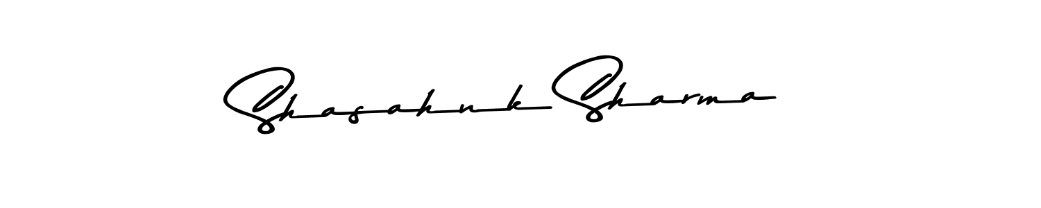 Design your own signature with our free online signature maker. With this signature software, you can create a handwritten (Asem Kandis PERSONAL USE) signature for name Shasahnk Sharma. Shasahnk Sharma signature style 9 images and pictures png
