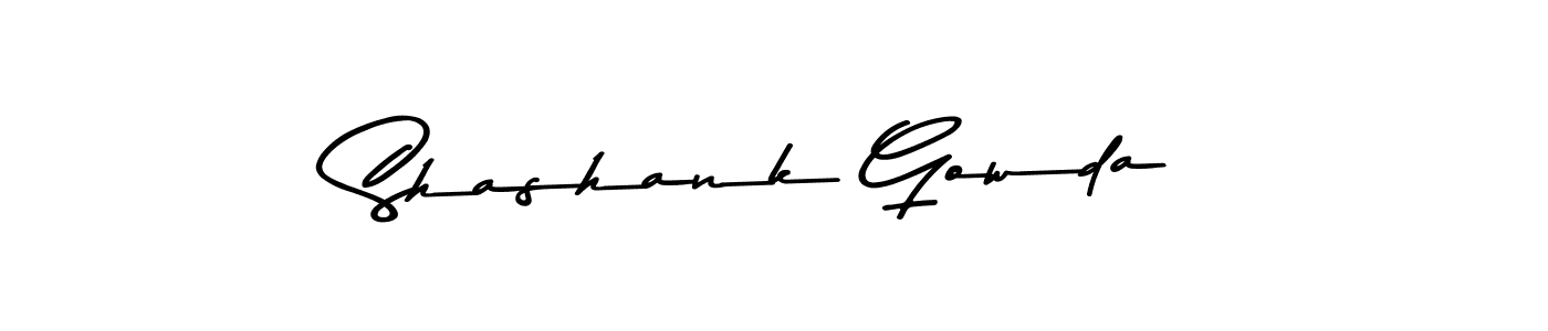 Make a beautiful signature design for name Shashank Gowda. Use this online signature maker to create a handwritten signature for free. Shashank Gowda signature style 9 images and pictures png