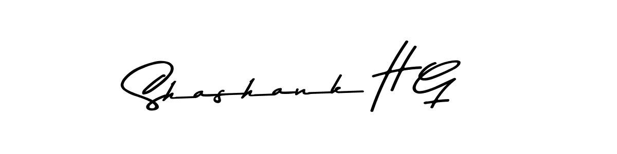 Make a beautiful signature design for name Shashank H G. Use this online signature maker to create a handwritten signature for free. Shashank H G signature style 9 images and pictures png