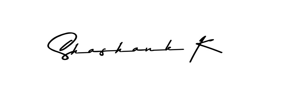 if you are searching for the best signature style for your name Shashank K. so please give up your signature search. here we have designed multiple signature styles  using Asem Kandis PERSONAL USE. Shashank K signature style 9 images and pictures png