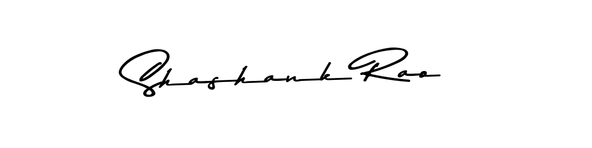 Use a signature maker to create a handwritten signature online. With this signature software, you can design (Asem Kandis PERSONAL USE) your own signature for name Shashank Rao. Shashank Rao signature style 9 images and pictures png