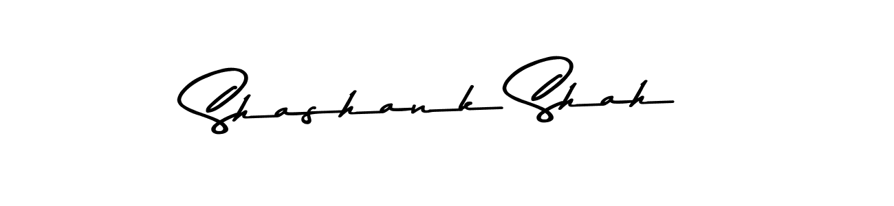 Design your own signature with our free online signature maker. With this signature software, you can create a handwritten (Asem Kandis PERSONAL USE) signature for name Shashank Shah. Shashank Shah signature style 9 images and pictures png