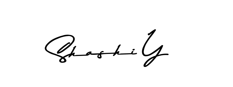 Shashi Y stylish signature style. Best Handwritten Sign (Asem Kandis PERSONAL USE) for my name. Handwritten Signature Collection Ideas for my name Shashi Y. Shashi Y signature style 9 images and pictures png