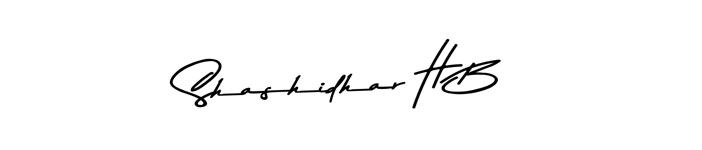 Design your own signature with our free online signature maker. With this signature software, you can create a handwritten (Asem Kandis PERSONAL USE) signature for name Shashidhar H B. Shashidhar H B signature style 9 images and pictures png
