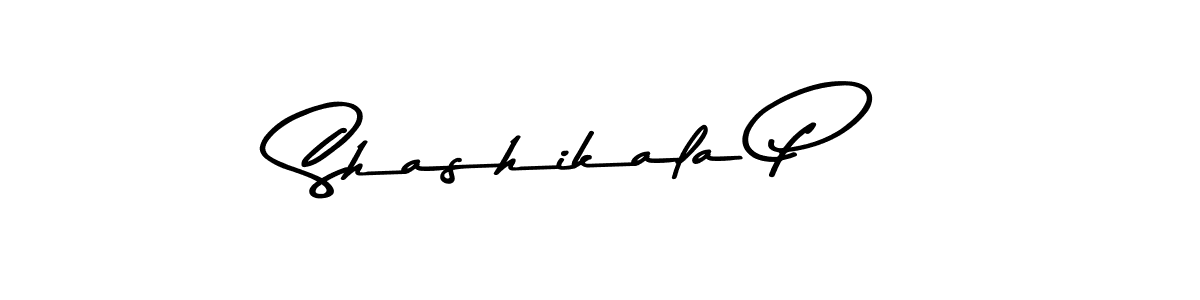 How to make Shashikala P signature? Asem Kandis PERSONAL USE is a professional autograph style. Create handwritten signature for Shashikala P name. Shashikala P signature style 9 images and pictures png