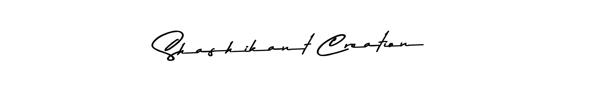 Design your own signature with our free online signature maker. With this signature software, you can create a handwritten (Asem Kandis PERSONAL USE) signature for name Shashikant Creation. Shashikant Creation signature style 9 images and pictures png