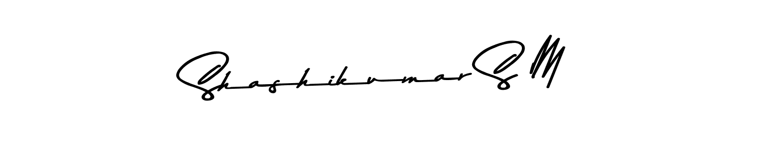 Design your own signature with our free online signature maker. With this signature software, you can create a handwritten (Asem Kandis PERSONAL USE) signature for name Shashikumar S M. Shashikumar S M signature style 9 images and pictures png