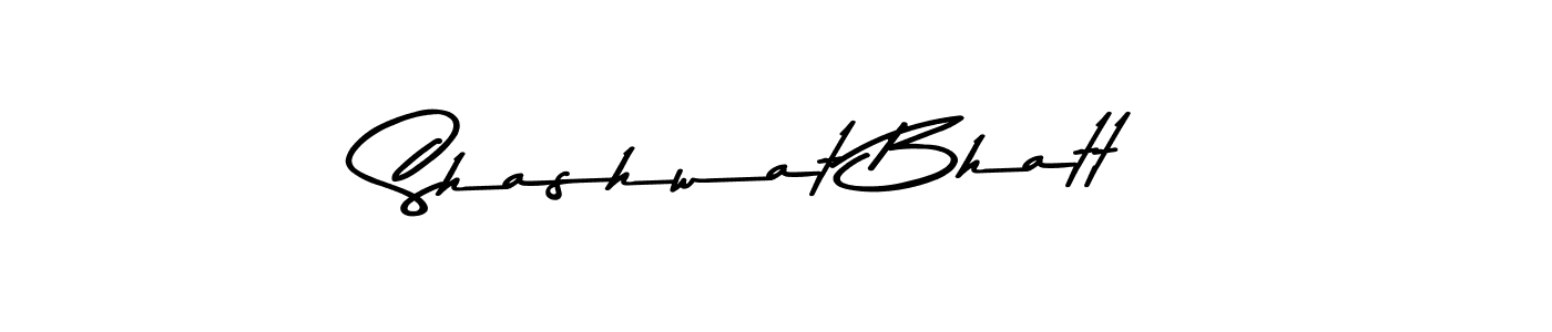 You should practise on your own different ways (Asem Kandis PERSONAL USE) to write your name (Shashwat Bhatt) in signature. don't let someone else do it for you. Shashwat Bhatt signature style 9 images and pictures png