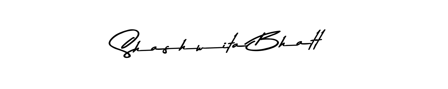 This is the best signature style for the Shashwita Bhatt name. Also you like these signature font (Asem Kandis PERSONAL USE). Mix name signature. Shashwita Bhatt signature style 9 images and pictures png
