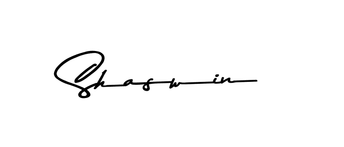 Shaswin stylish signature style. Best Handwritten Sign (Asem Kandis PERSONAL USE) for my name. Handwritten Signature Collection Ideas for my name Shaswin. Shaswin signature style 9 images and pictures png