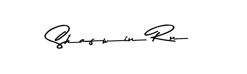 Make a beautiful signature design for name Shaswin Rn. With this signature (Asem Kandis PERSONAL USE) style, you can create a handwritten signature for free. Shaswin Rn signature style 9 images and pictures png
