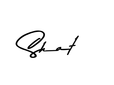 Asem Kandis PERSONAL USE is a professional signature style that is perfect for those who want to add a touch of class to their signature. It is also a great choice for those who want to make their signature more unique. Get Shat name to fancy signature for free. Shat signature style 9 images and pictures png