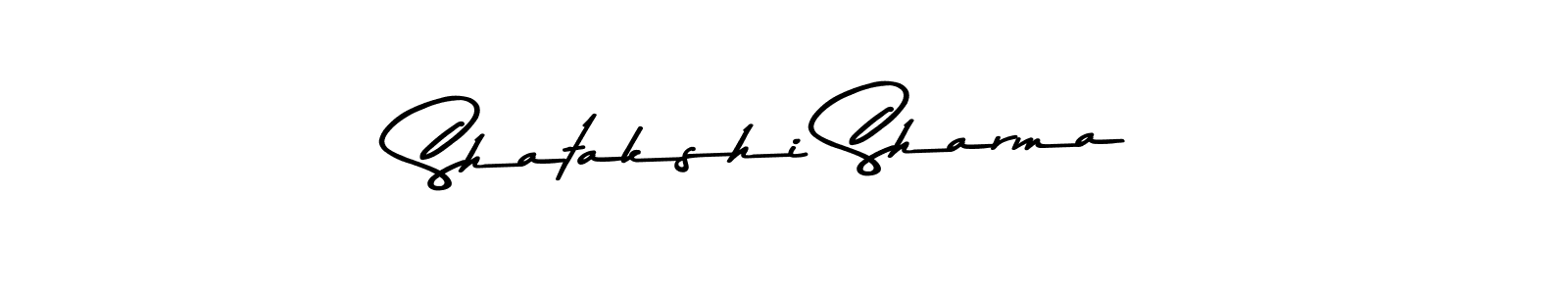 Use a signature maker to create a handwritten signature online. With this signature software, you can design (Asem Kandis PERSONAL USE) your own signature for name Shatakshi Sharma. Shatakshi Sharma signature style 9 images and pictures png