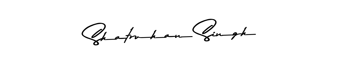 Also You can easily find your signature by using the search form. We will create Shatruhan Singh name handwritten signature images for you free of cost using Asem Kandis PERSONAL USE sign style. Shatruhan Singh signature style 9 images and pictures png