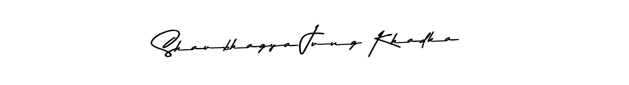 You should practise on your own different ways (Asem Kandis PERSONAL USE) to write your name (Shaubhagya Jung Khadka) in signature. don't let someone else do it for you. Shaubhagya Jung Khadka signature style 9 images and pictures png