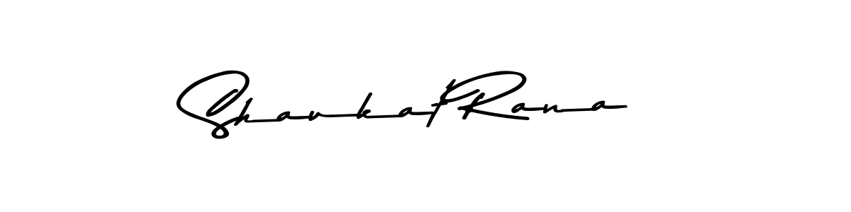 Create a beautiful signature design for name Shaukat Rana. With this signature (Asem Kandis PERSONAL USE) fonts, you can make a handwritten signature for free. Shaukat Rana signature style 9 images and pictures png