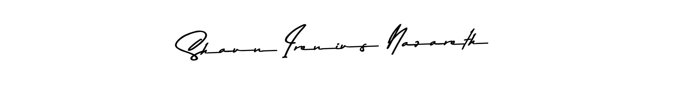 Here are the top 10 professional signature styles for the name Shaun Irenius Nazareth. These are the best autograph styles you can use for your name. Shaun Irenius Nazareth signature style 9 images and pictures png