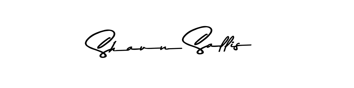 The best way (Asem Kandis PERSONAL USE) to make a short signature is to pick only two or three words in your name. The name Shaun Sallis include a total of six letters. For converting this name. Shaun Sallis signature style 9 images and pictures png