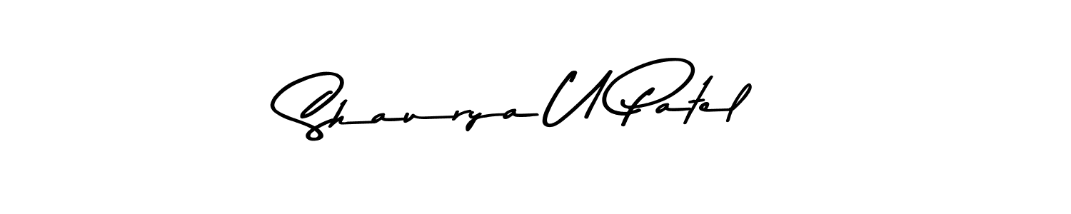 How to make Shaurya U Patel signature? Asem Kandis PERSONAL USE is a professional autograph style. Create handwritten signature for Shaurya U Patel name. Shaurya U Patel signature style 9 images and pictures png