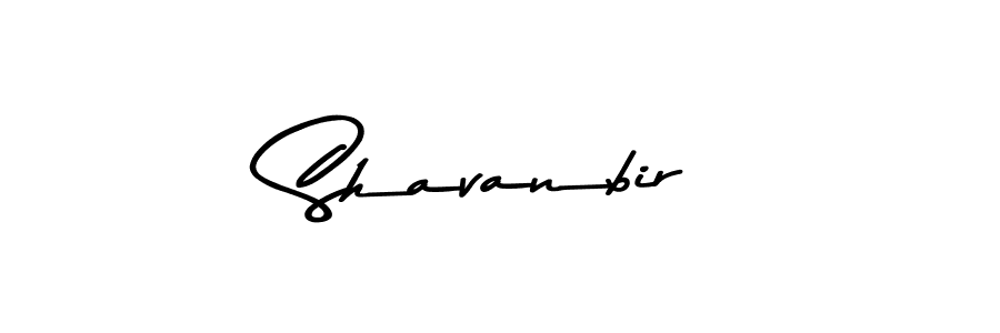 Make a beautiful signature design for name Shavanbir. With this signature (Asem Kandis PERSONAL USE) style, you can create a handwritten signature for free. Shavanbir signature style 9 images and pictures png
