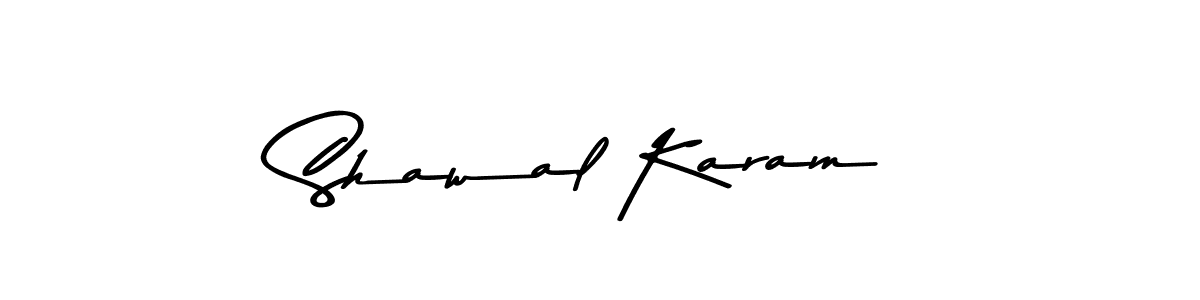 Shawal Karam stylish signature style. Best Handwritten Sign (Asem Kandis PERSONAL USE) for my name. Handwritten Signature Collection Ideas for my name Shawal Karam. Shawal Karam signature style 9 images and pictures png
