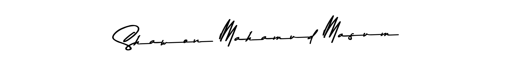 Use a signature maker to create a handwritten signature online. With this signature software, you can design (Asem Kandis PERSONAL USE) your own signature for name Shawon Mahamud Masum. Shawon Mahamud Masum signature style 9 images and pictures png