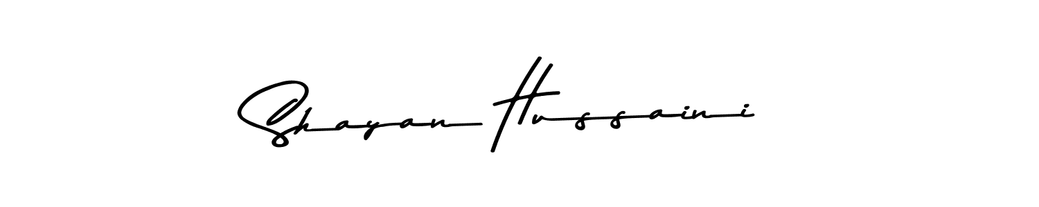 Make a beautiful signature design for name Shayan Hussaini. Use this online signature maker to create a handwritten signature for free. Shayan Hussaini signature style 9 images and pictures png