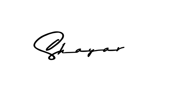 Also You can easily find your signature by using the search form. We will create Shayar name handwritten signature images for you free of cost using Asem Kandis PERSONAL USE sign style. Shayar signature style 9 images and pictures png