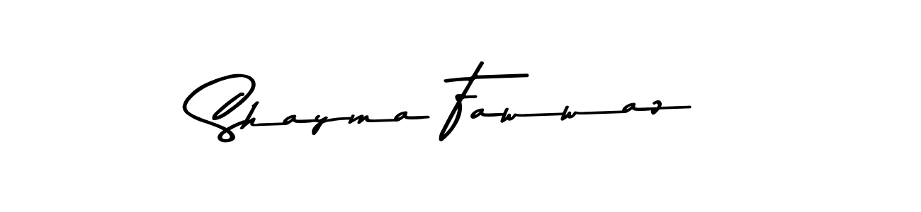 You should practise on your own different ways (Asem Kandis PERSONAL USE) to write your name (Shayma Fawwaz) in signature. don't let someone else do it for you. Shayma Fawwaz signature style 9 images and pictures png