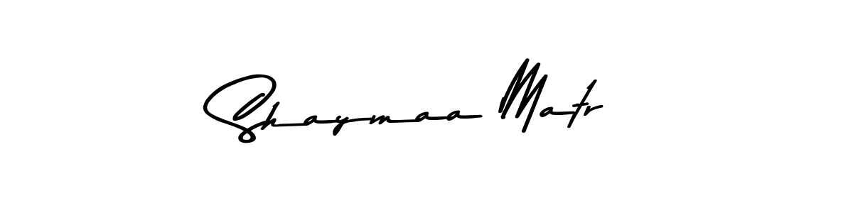 You should practise on your own different ways (Asem Kandis PERSONAL USE) to write your name (Shaymaa Matr) in signature. don't let someone else do it for you. Shaymaa Matr signature style 9 images and pictures png